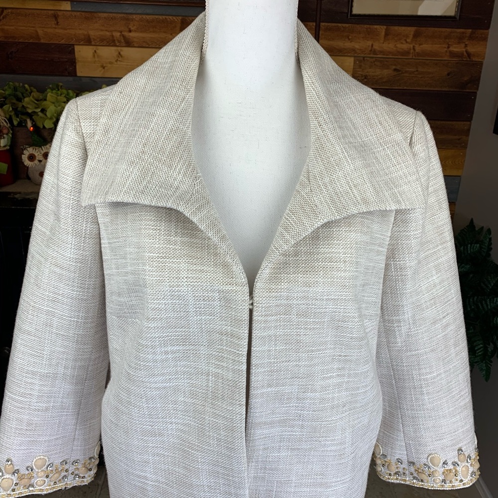 Talbots Linen Jacket - Picture 3 of 6